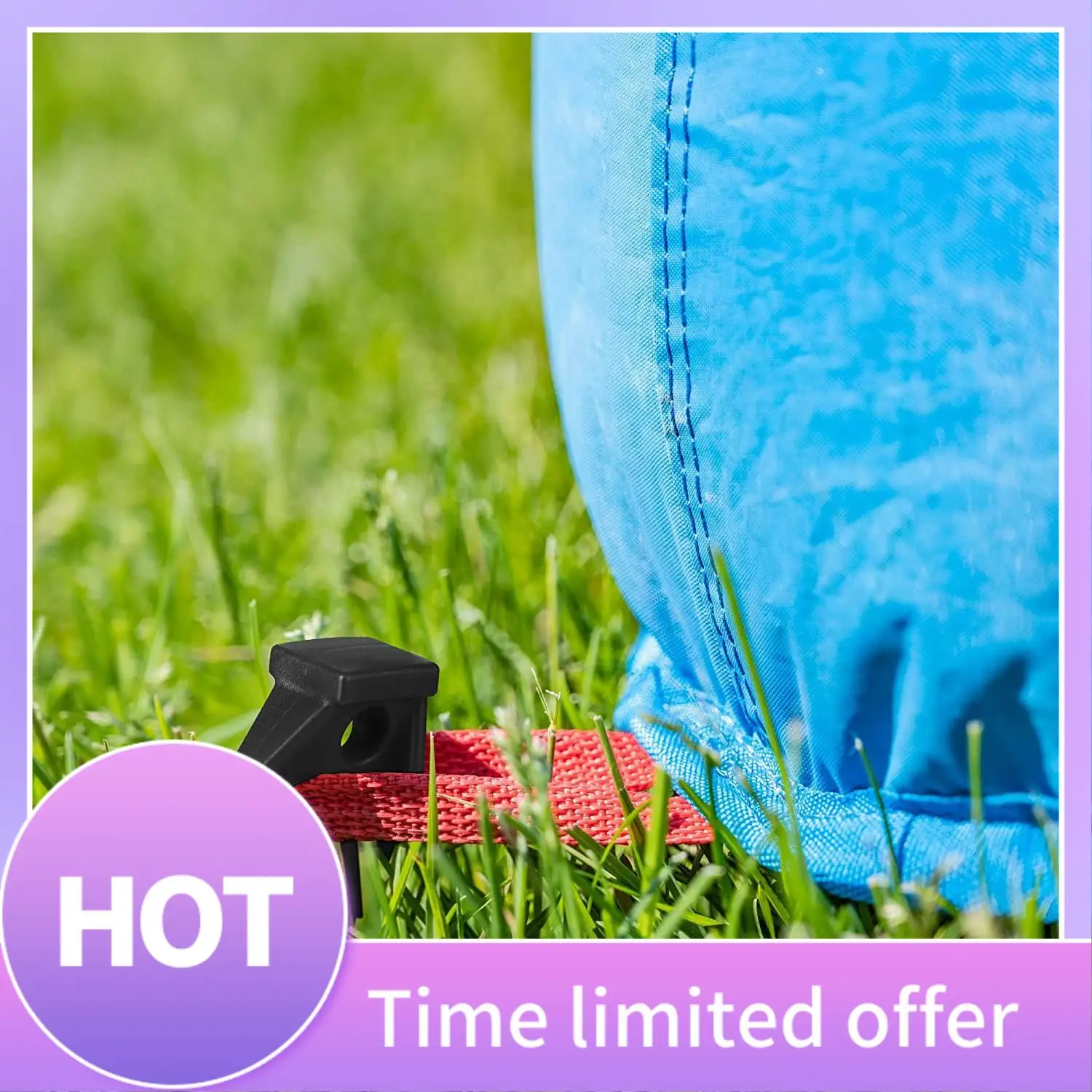 

ABXI 24 шт. пластиковые надувные колья 8,8 дюйма, фиксированные колья для двора, колья, анкерные колья, украшение для сада