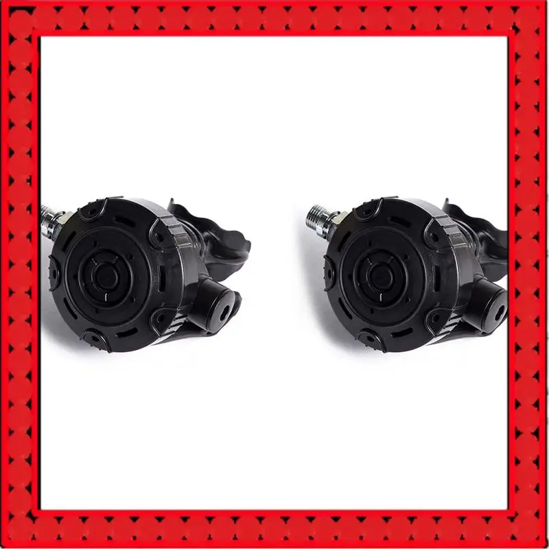 

Premium 2X Diving Snorkeling Equipment Pressure Reducer Scuba 2Nd Stage Regulator Underwater Breathing Diving Supply-Black