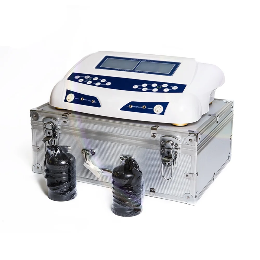 

Latest Model Dual Ionic Detoxification Foot Bath Spa Machine with Far Waist Belt Function