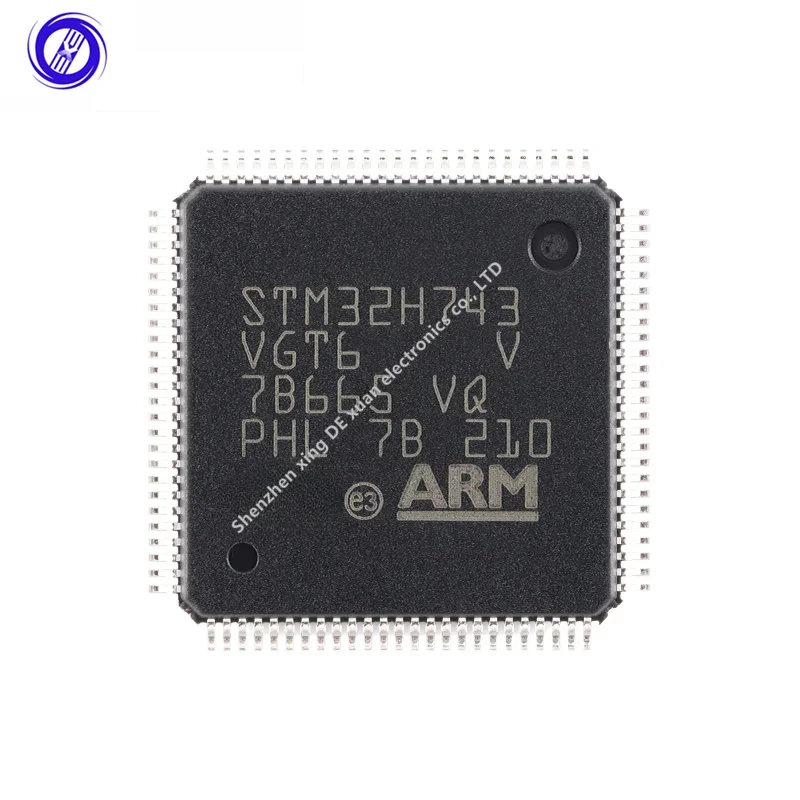 Original STM32H743VGT6 LQFP-100 ARM Cortex-M7 32-bit microcontroller-MCU