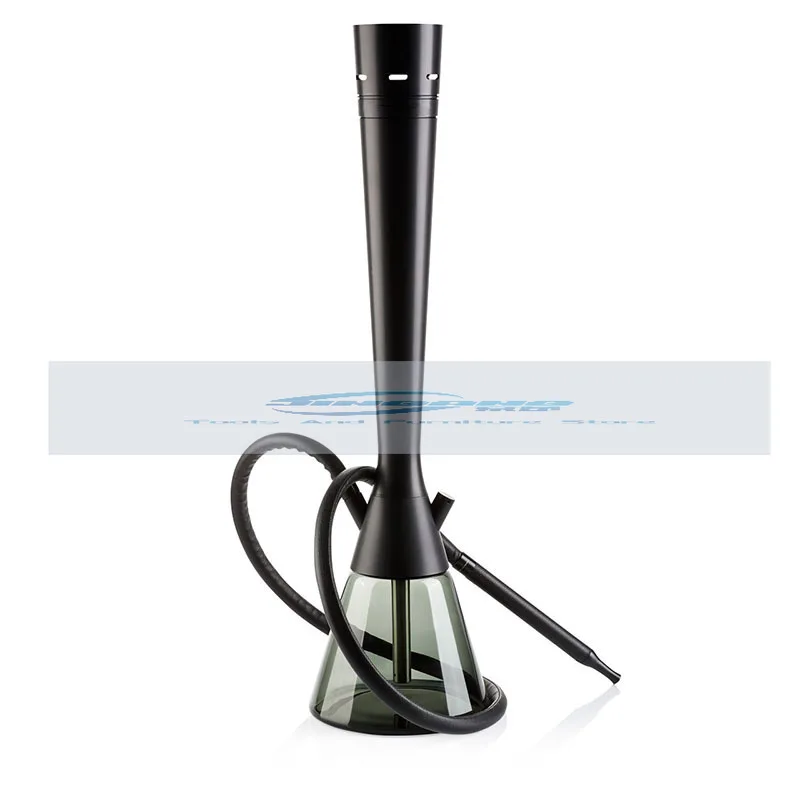 

Кальян, стандартный алюминий + кастрюля из боросиликатного стекла, двойная трубка кальяна, доступны два цвета.