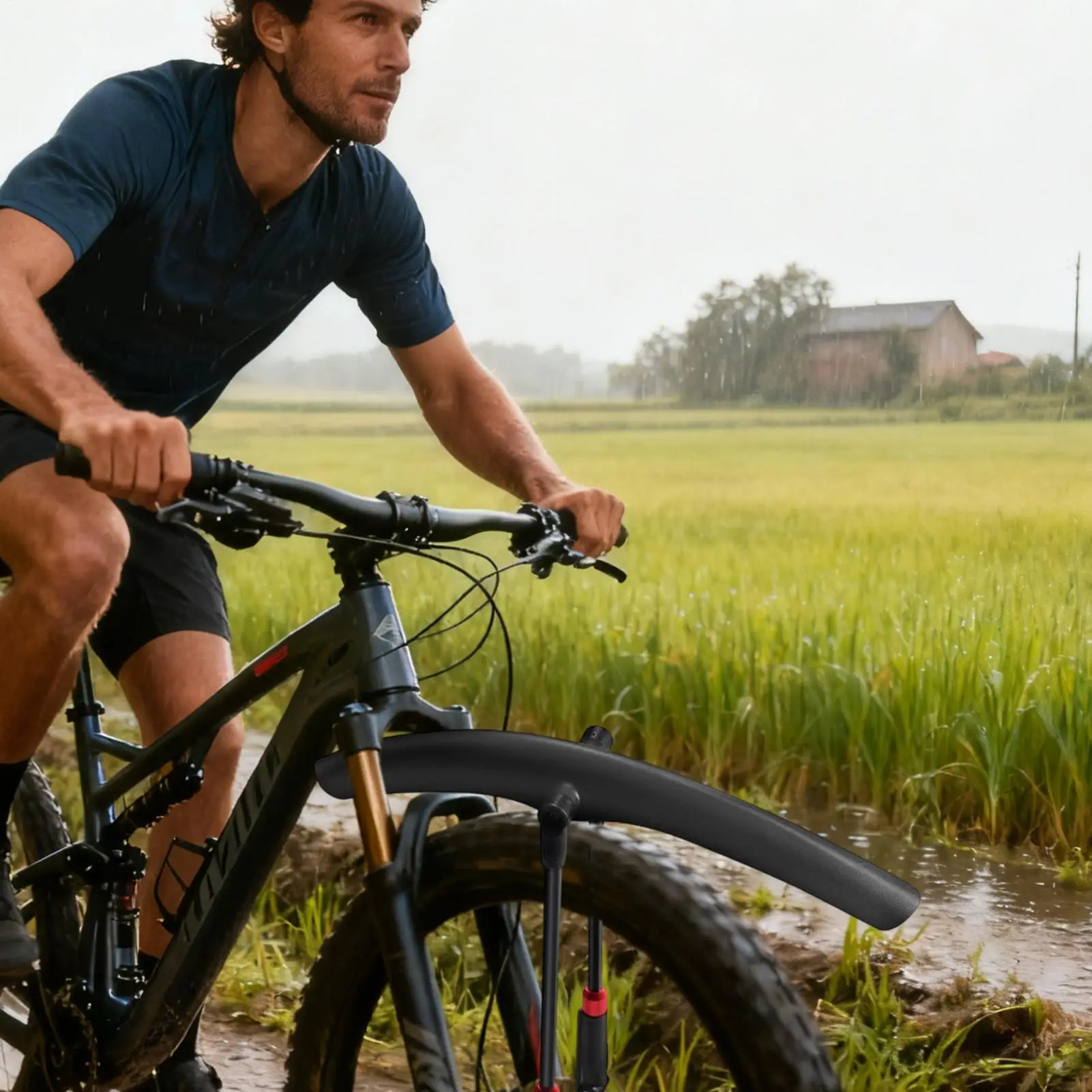 

Cycling Fenders Protector Cover Shield Accessories Bicycle Mudguard Kit For Road Commute Trail Riding Rainy Muddy Biking Outdoor