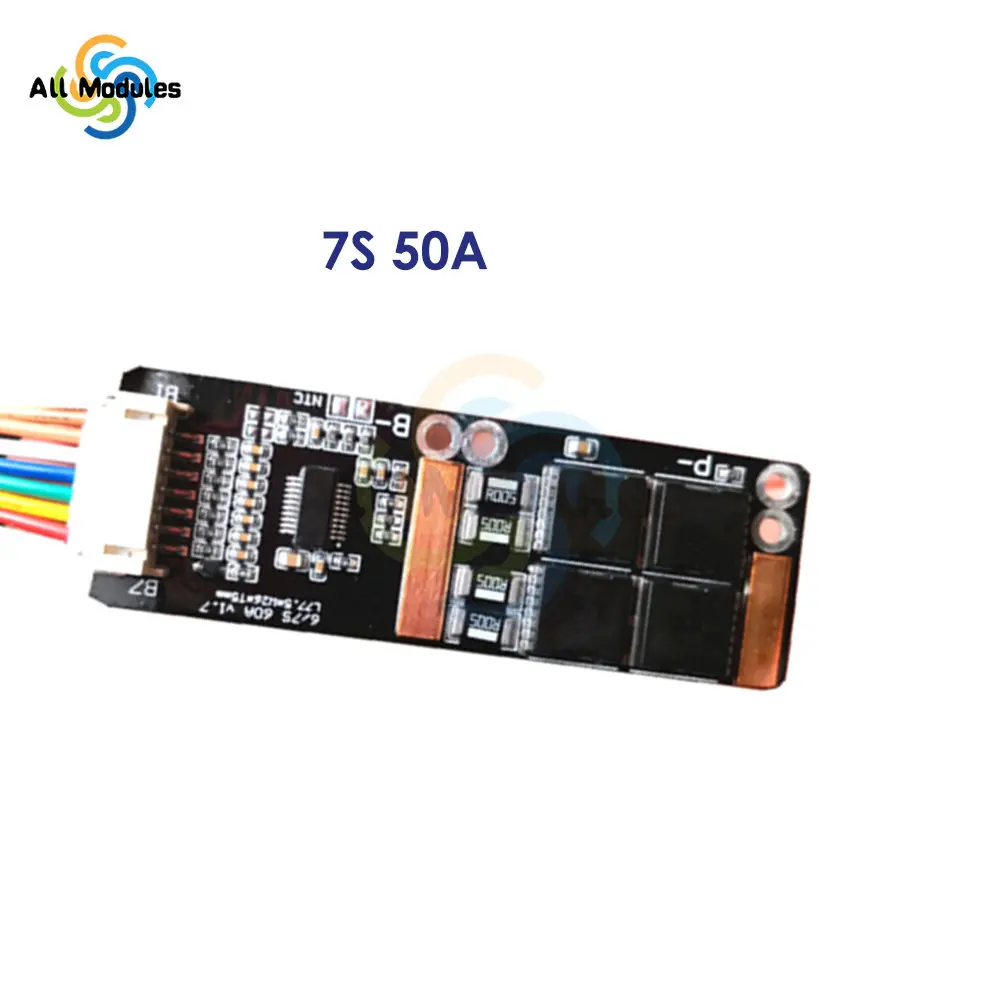 6S 30A/7S 30A/6S 50A/7S 50A BMS Board with NTC for  3.7V Ternary Lithium Battery Protection Board/BMS 7S/BMS 6S Board