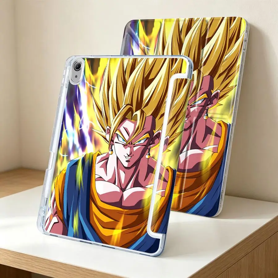DragonS BallS GokuS Tablet Case For iPad 9th 11th Pro 13 2025 2026 12th Air 8 M2 M3 3 Mini 7 6 5 10th Gen With Pen Slot Cover