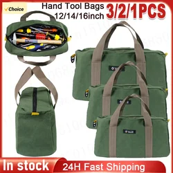 3-1PCS Canvas Electrician Tool Bag Pouch Tool Bags Portable Screwdriver Pliers Repair Hardware Hand Tools Organizer Bags