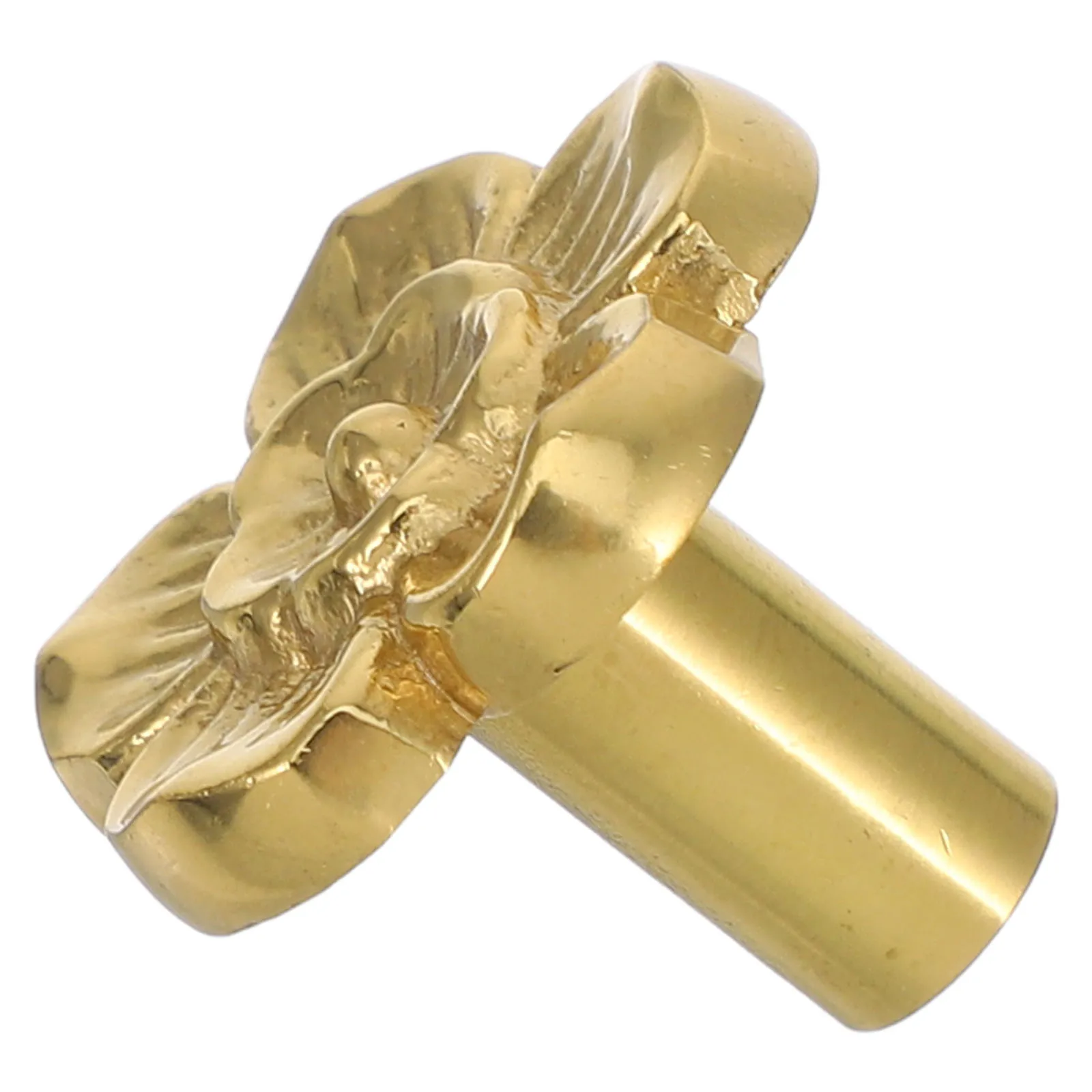 

Brass Forged Flowers Cabinet Knobs Decorative Drawer Pulls Handles Elegant Design Material Kitchen Bathroom Furniture