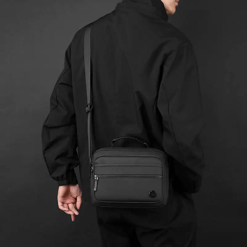 New Trendy Brand Crossbody Sports Shoulder Functional Cycling Sling Commuting Men's Bag  Design with Adjustable Strap for Work