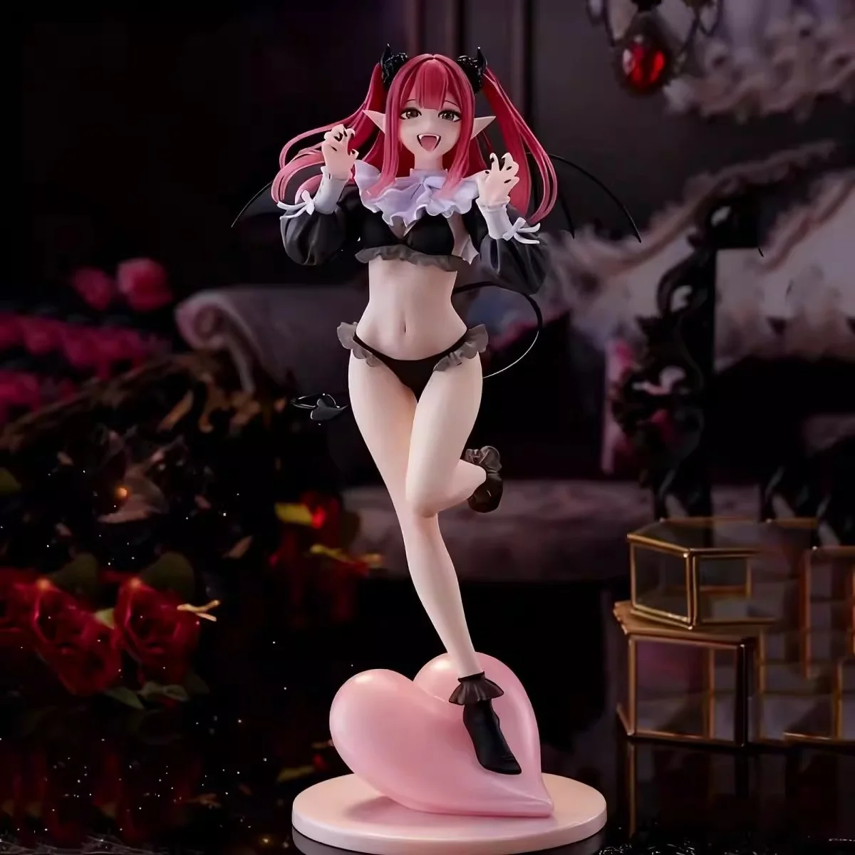 Figura de Anime de 29 cm, My Dress-Up Darling, T-Most Kitagawa Marin, Modelo de PVC, Hermosa Diablita Liz, Adornos de Escritorio, Lindos Juguetes Coleccionables