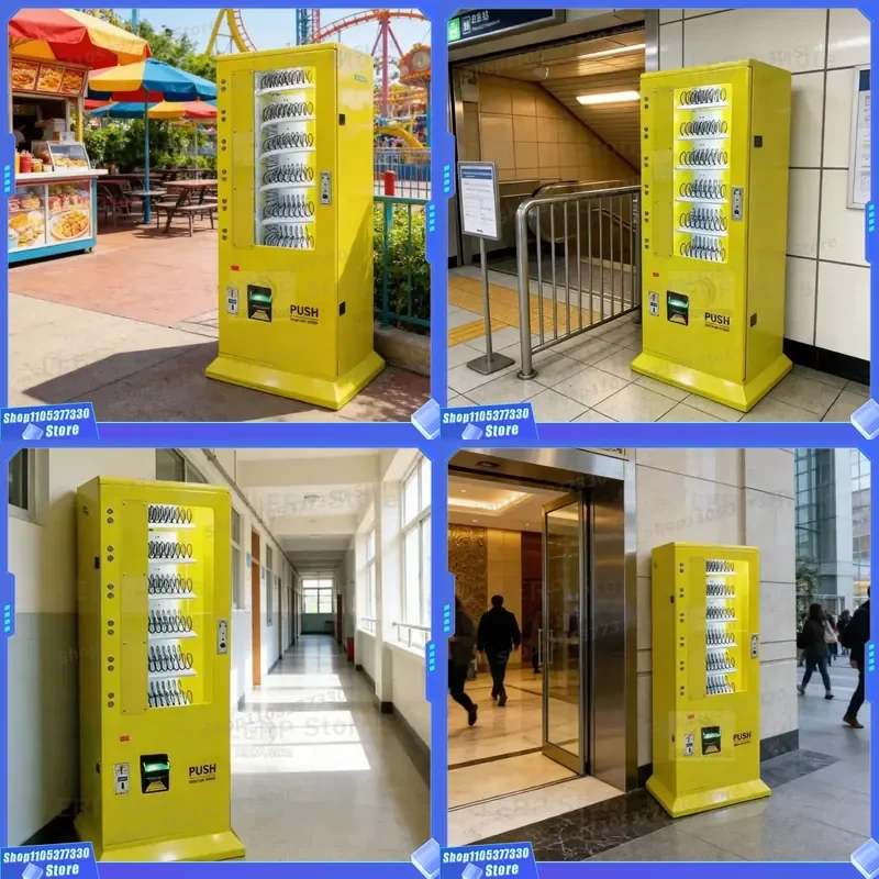 Ultra thin LED Snack and Beverage Vending Machine Self Service with SDK Function for Sale Commercial Automatic Dispenser Unit