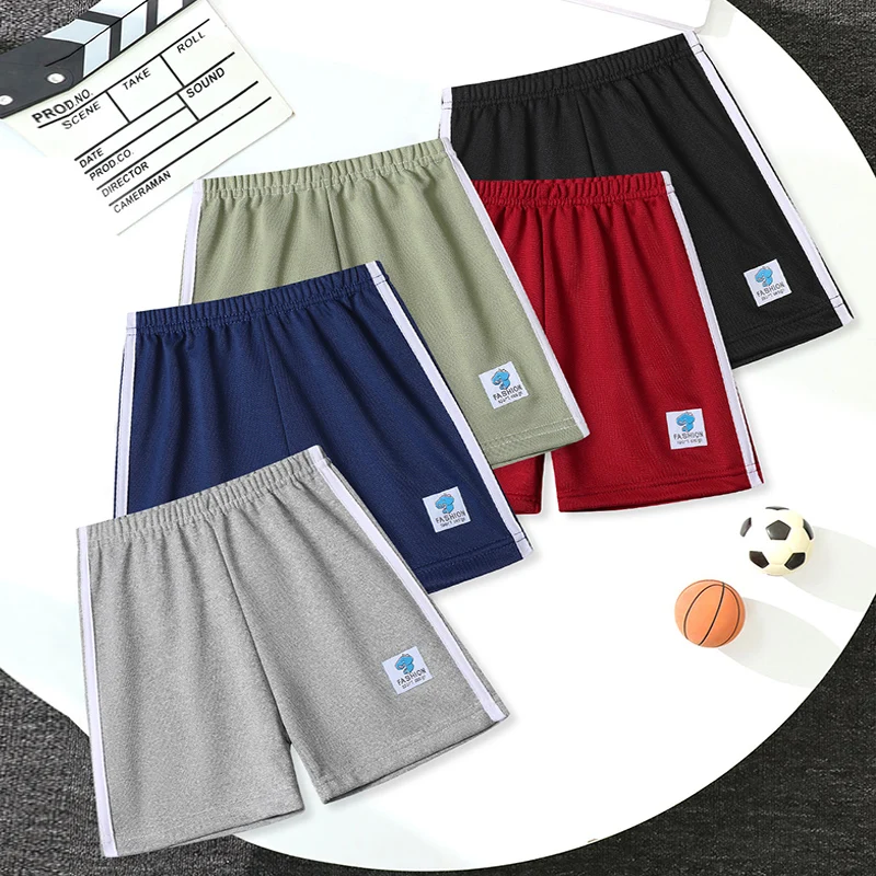 4/1 Stück Sommer Kinder Bonbonfarbene Basic Einfache und vielseitige Shorts für Jungen und Mädchen Lose Sport Laufen Freizeithosen