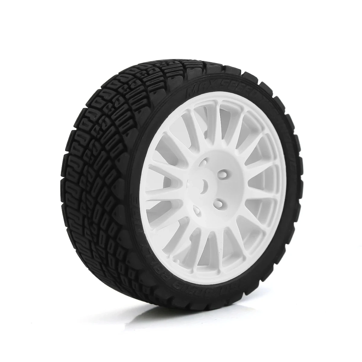 Pre-Glued 1/10 RC Touring Car Slick Tires Wheel Set 4Pcs Fit Tamiya TT Series PTG-2 HPI WR8 HSP 1/10 On-Road RC Car Mod Accessor