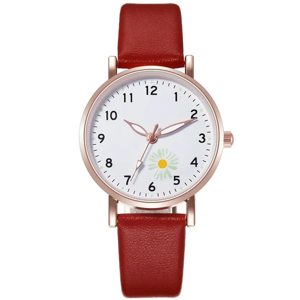 Trendy Ladies Wrist Watches Luminous Women Simple Watches Casual Leather Strap Quartz Watch Clock Montre Femme Relogio Feminino