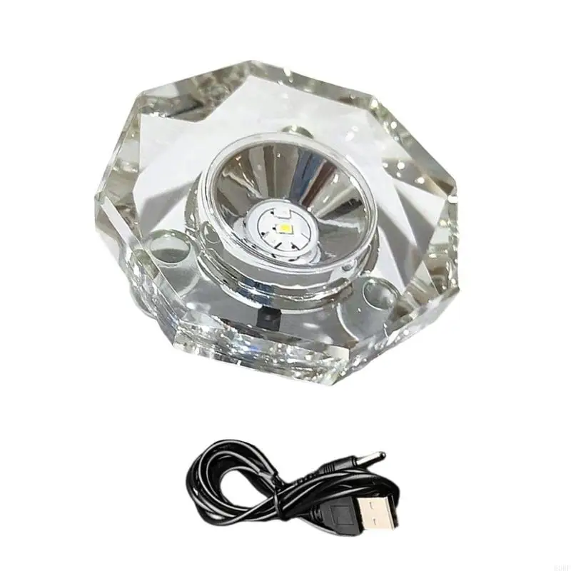 

7 Color LED Lighted Exhibition Stand USB Powered ABS Materials for Art Displays E0BF