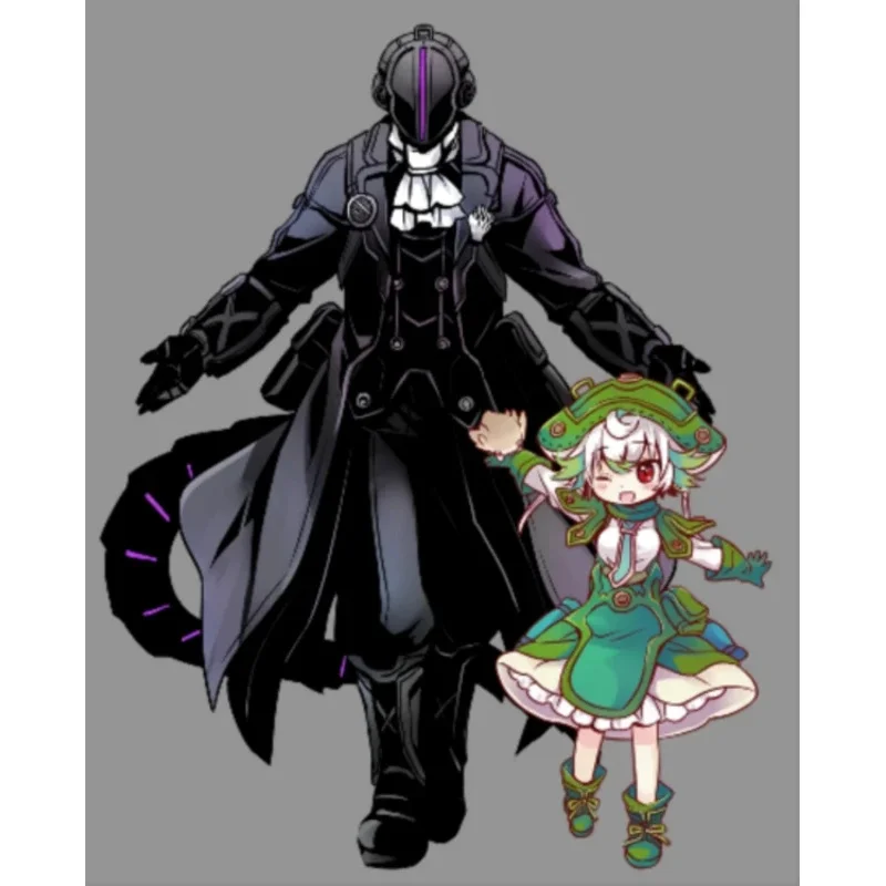 

CyGame Made in Abyss Bondrewd Косплей Хвосты Костюмы Тренч Полный комплект Bondrewd Косплей Шлем Легкая маска Хэллоуин Взрослые мужчины Женщины