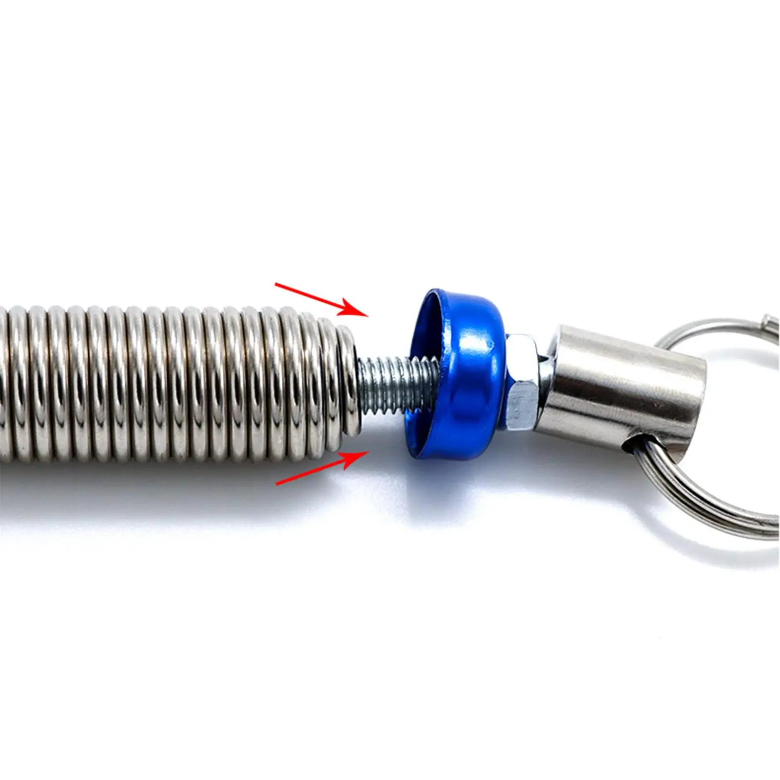 Adjustable Trunk Lid Return Spring Universal Car Boot Lifting Device High Carbon Alloy Steel 5.91-9.45 Inch Silver Auto Spare