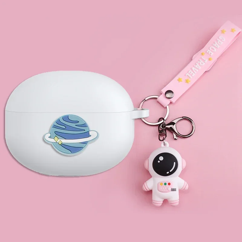 Hoạt Hình Dành Cho SoundPEATS Capsule3 Pro Ốp Lưng Dễ Thương Hình Thú Ngộ Nghĩnh Tai Nghe Nhét Tai Bao Da Silicone Hearphone Ốp Lưng