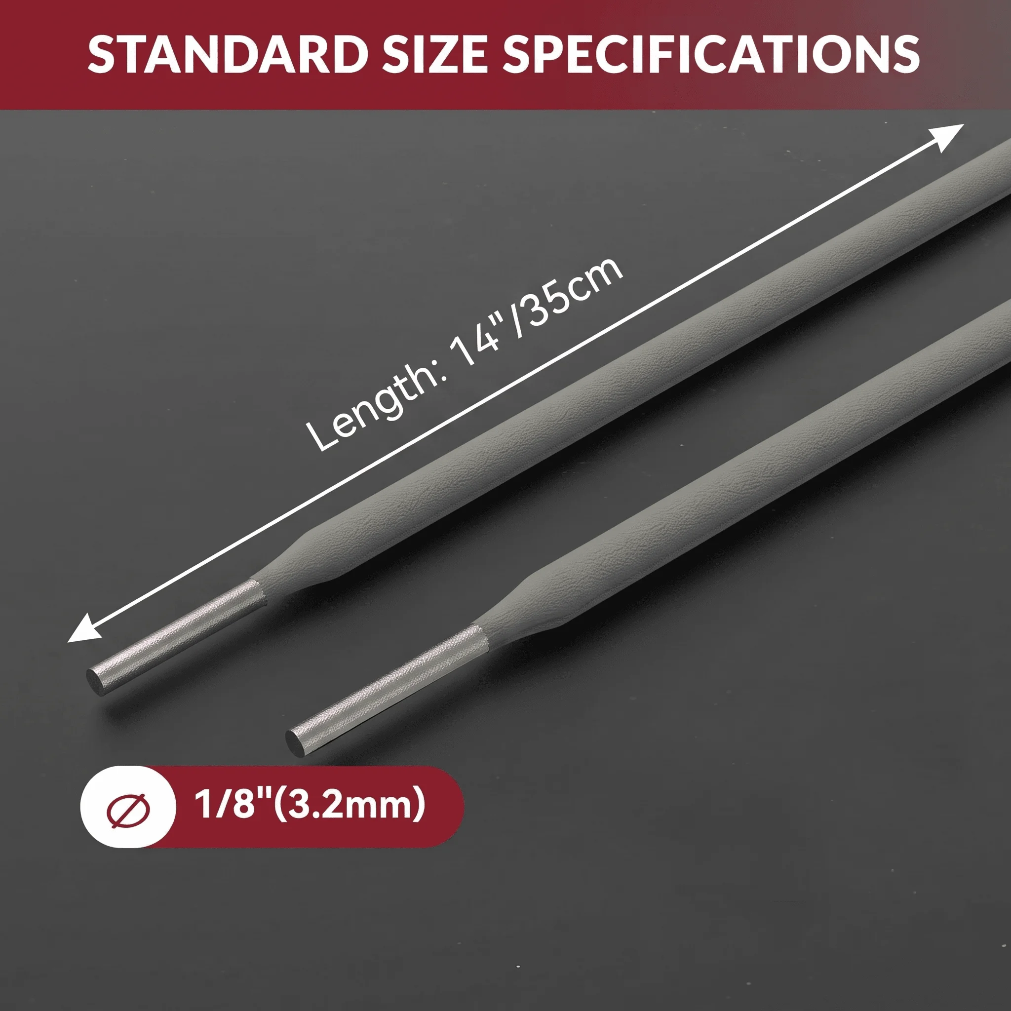RELOUST E6013 Carbon Steel Welding Rods, 332 X 11.81, Premium Arc Welding Electrodes, Smooth Welds with Low Spatter, 2.2 lb Pack
