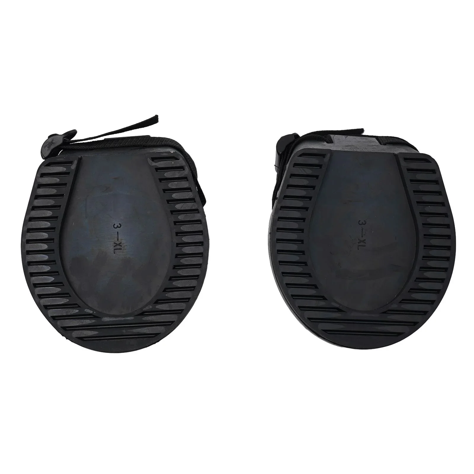 Pair of 2 Rubber Horse Boots Non Slip Protection Shoes Guards Provide Support and Isolation for Injured Hooves