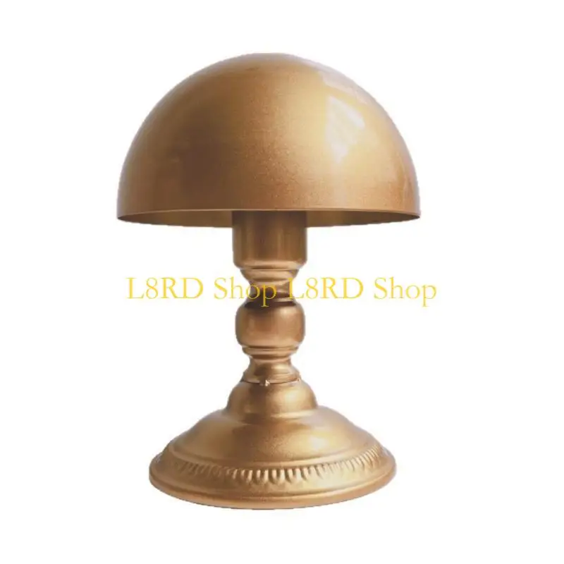 L8RD Sturdy Iron Holder With Ventilated Structure Slip Resistant Base For Caps Hats Salon Home Organization