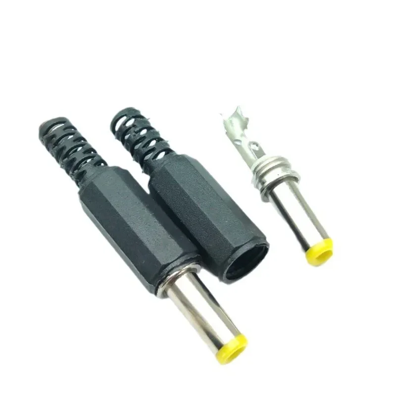 20 قطعة/10 قطعة/5 قطعة 5.5 مللي متر x 2.5 مللي متر/ 5.5 مللي متر x 2.1 مللي متر تيار مستمر مقابس الطاقة ذكر برميل موصلات أسود 5.5*2.5 5.5*2.1 #2