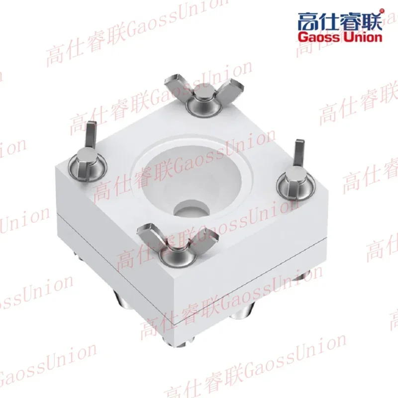 Sheet material electrochemical test cell