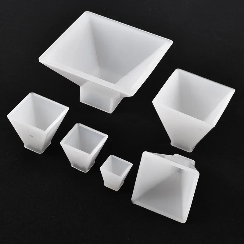 Cubic Pyramid Pyramid Silicone Mold For DIY Crystal UV Epoxy Home Decoration Tools for Resin