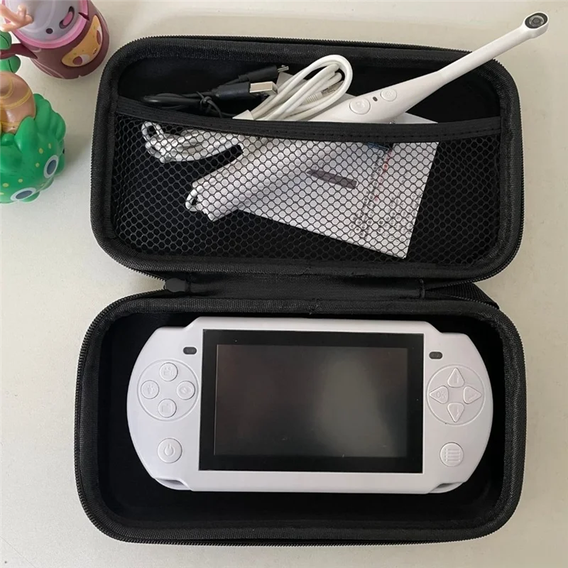 ABRS-Endoscopio 8 luci LED regolabili Telecamera di ispezione Video HD con schermo da 4,3 pollici Endoscopio di ispezione per animali domestici