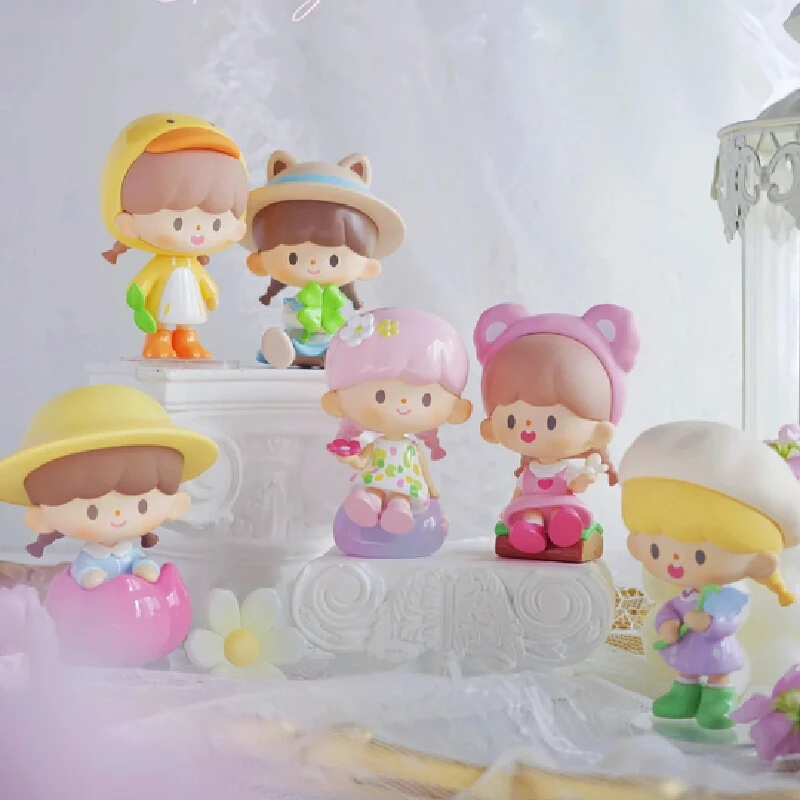 

Zzoton Garden Spring Tour Series flower tour Blind Box Kawaii Model Action Anime Figures Caja Misteriosa Figure Toys Mystery Box