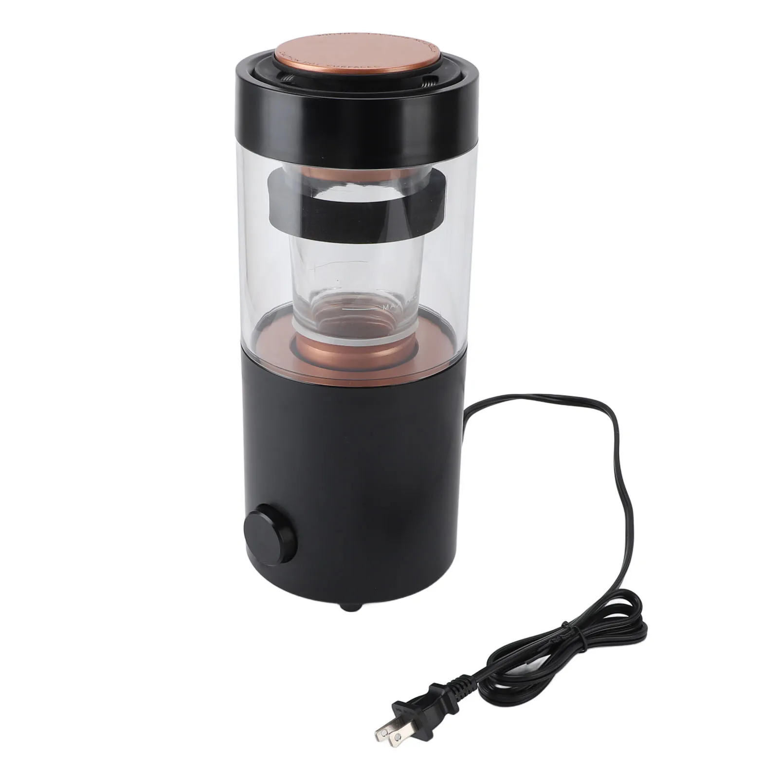 

Coffee Bean Roaster 1300W Stainless Steel Transparent Glass Automatic Coffee Roaster Machine with Timer for Home