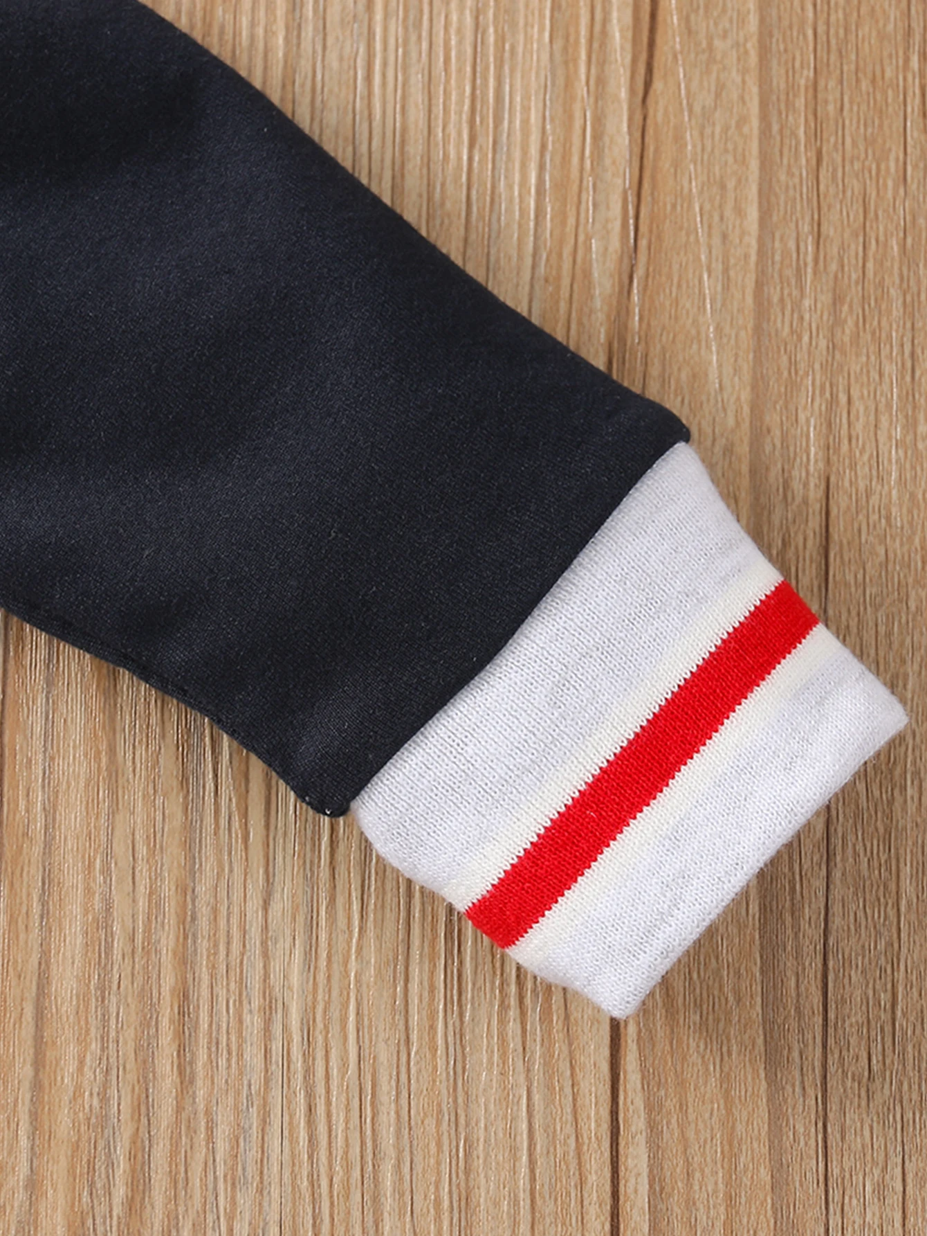 بذلة أطفال أولادي بأكمام طويلة مطبوعة بحروف ، رمادية ، رقبة مستديرة ، عصرية