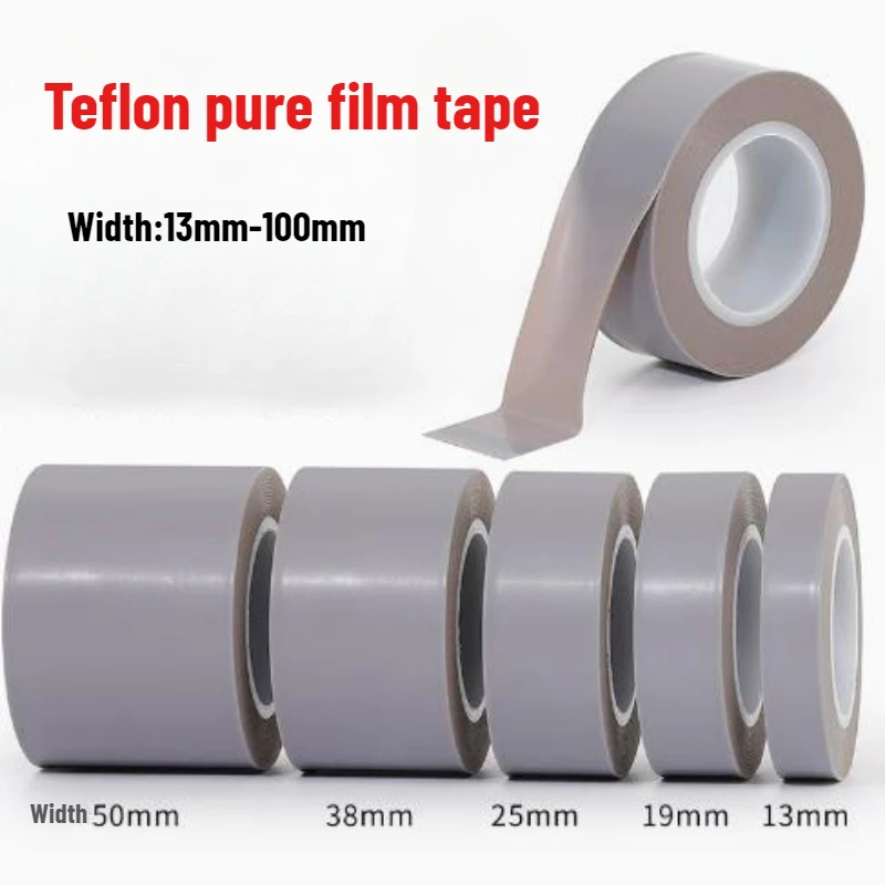 

New High Temperature Resistance Tape 300℃ PTFE Film Tape Heat Insulation Single Side Adhesive Sealing Machine Waterproof Tapes