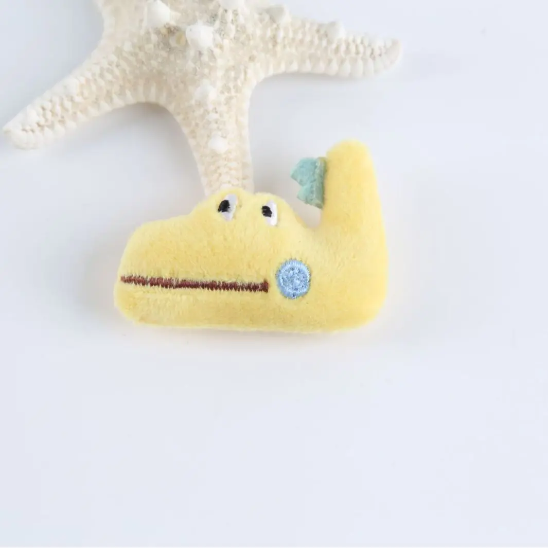 500개 도매 푹신한 만화 귀여운 미니 공룡 재고 공급 다채로운 어린이 헤어핀, 양말, 가방 DIY 액세서리 A