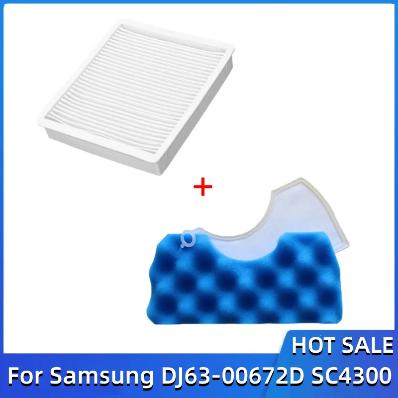 Suitable for Samsung Vacuum Cleaner Accessories DJ63-00672D SC4300 Filter Filter Cotton HEPA Filter Set