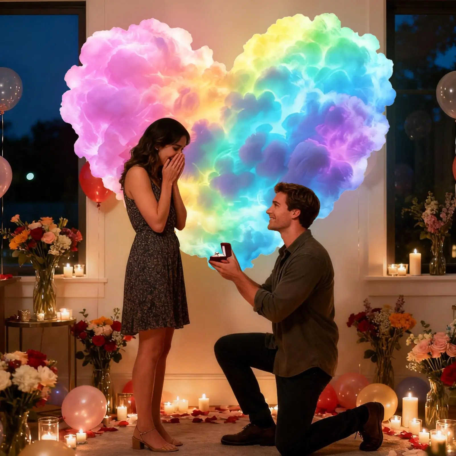 LED Clouds For Ceiling 3D Thundercloud USB Lamp Set Ambient Music Light For Desktop Ceiling Bedroom Living Room Office Party