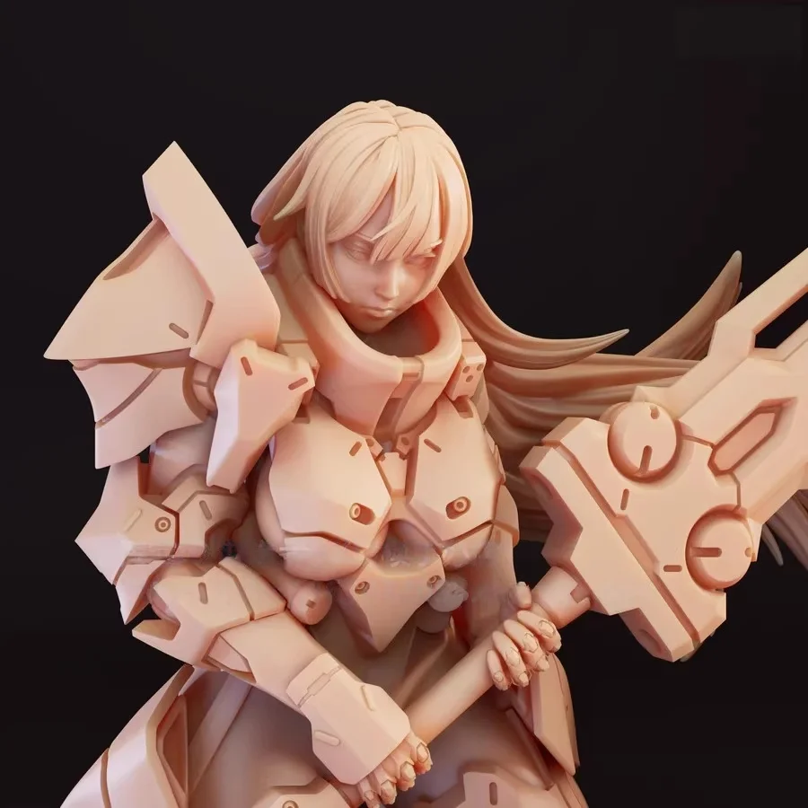75mm Cast Resin Model Assembly Kit Female Intelligence Officer Character Model Unpainted NSFW