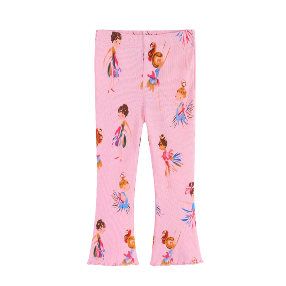 

Jumping Meters New Style Girls Flare Pants Full Length Cartoon Print Leggings Pencil Trousers Kids Fashion Autumn Collection