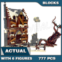 777pcs Magical World of Wizards Shrieking Shack Whomping Willow Werewolf 6070 Building Blocks Toys Compatible With Model