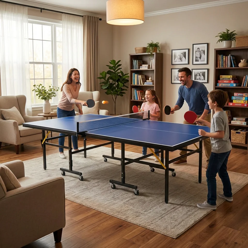 12mm MDF Yüzeyli, Katlanabilir - Table Tennis Logo incelemesi ve fiyatı