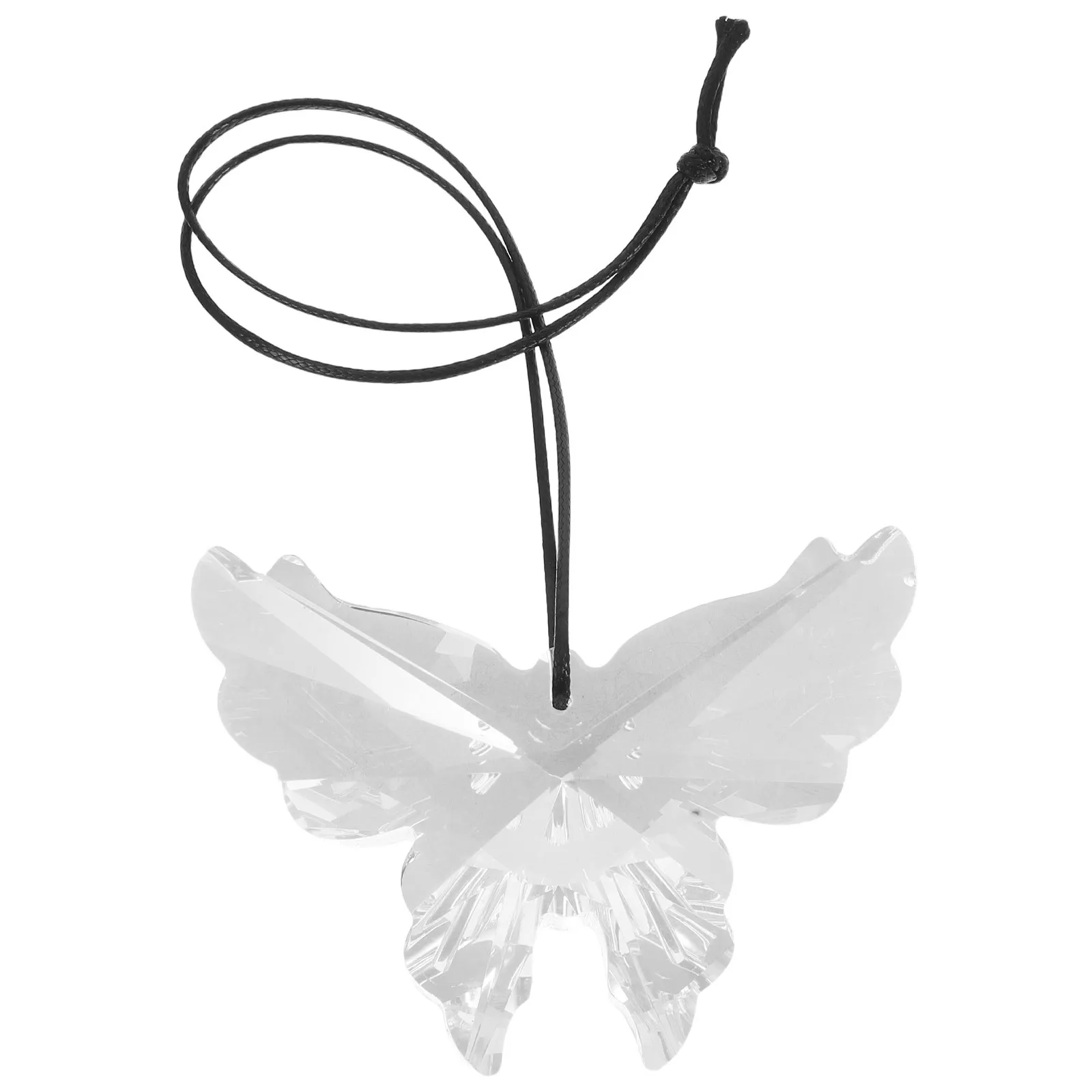 

Colorful Butterfly Crystal Suncatcher Hanging Ornament Window Garden Patio Pendant Decorative Outdoor Glass Hanging Decor
