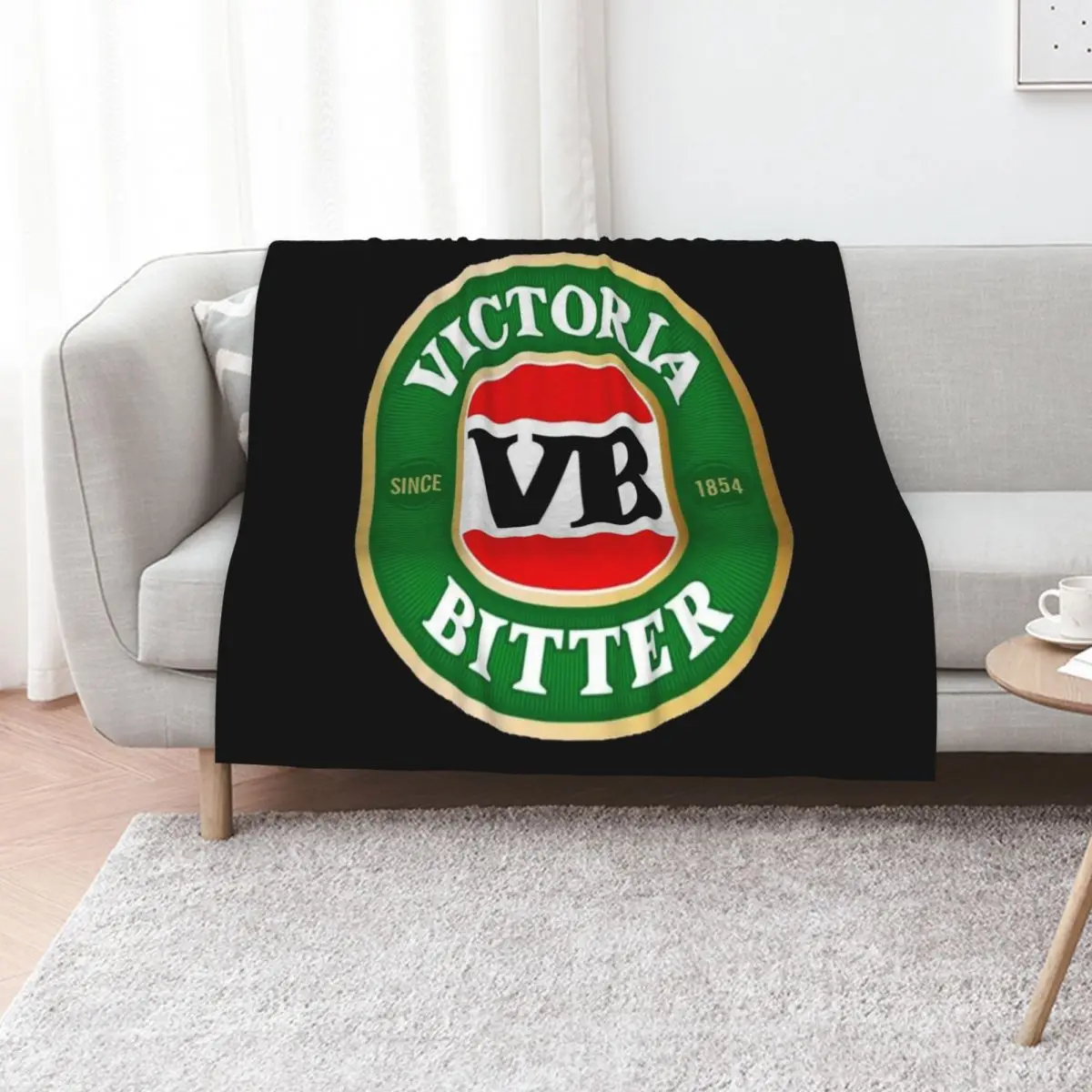 redwhite,Victoria Bitter Victoria Bitter Throw Blanket Thin Decoratives manga valentine gift ideas Moving warm winter Blankets
