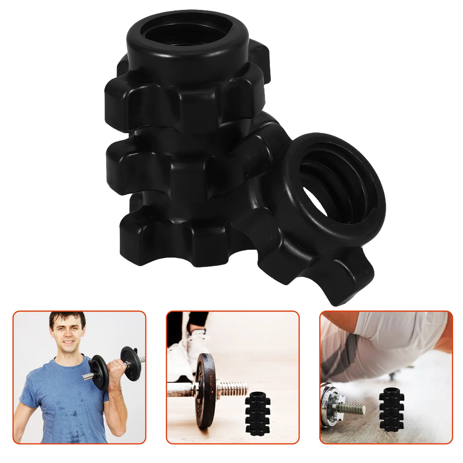 4Pcs Dumbbell Lock Nut Barbell Fixing Fitting Spinlock Collar Screw for Fitness Equipment Accessories Weight Lifting Hardware