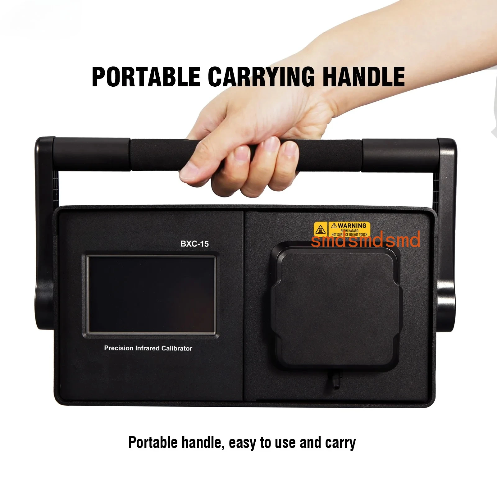 Dry-Well Low-Temperature Calibrator Handheld Industrial Infrared Calibration, Target Emissivity 0.95, -15°C to 120°C(5F to 248℉)