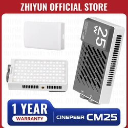 ZHIYUN Official CINEPEER CM25 25W Led Lights Bi Color Handheld Pocket Video Light Photo Lamp Fill Light Photography Lighting