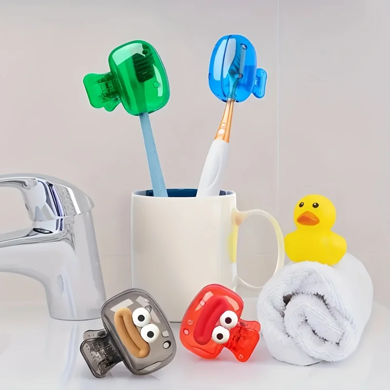 Toothbrush Head Dust Protection Cover, Suitable for All Types of Toothbrush Heads, Dustproof and Antibacterial.Travel Essentials