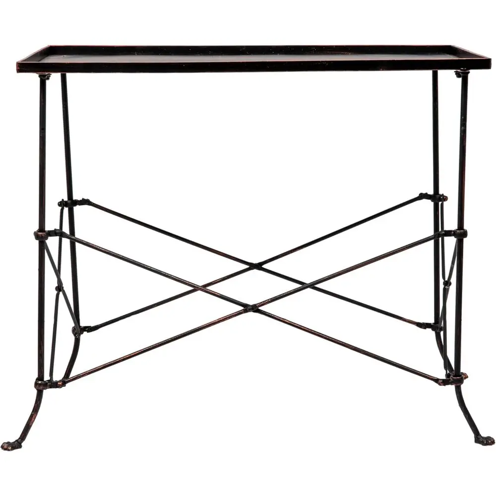27 Rectangle Metal Accent Table, Bronze