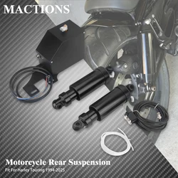 Kits de suspensión neumática trasera para motocicleta, accesorio ajustable para Harley Touring Road King, FLHR Electra Street Glide, FLHT, FLTRX, CVO 94-22