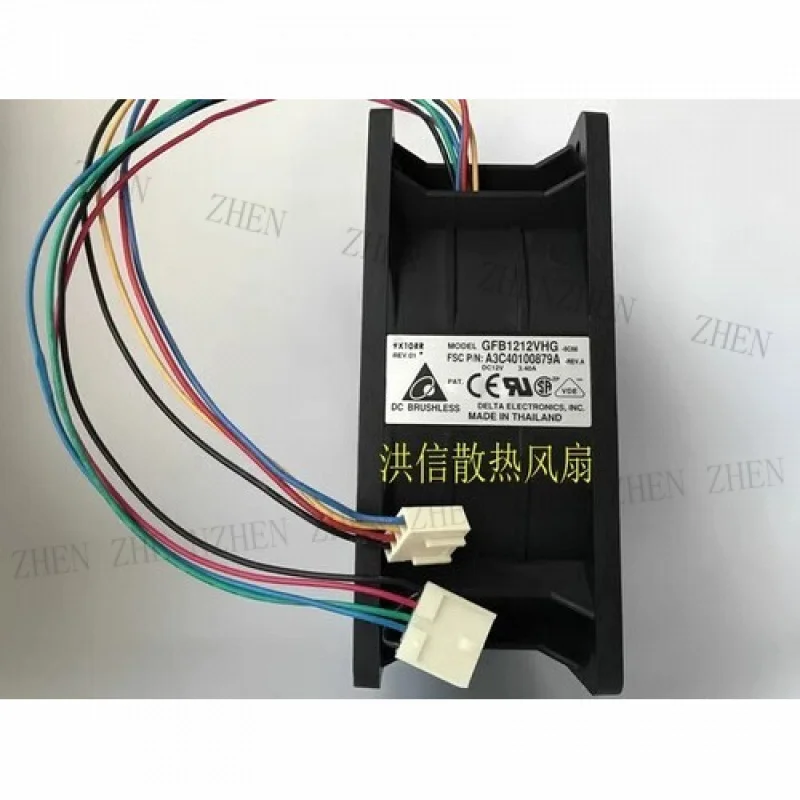 

Y FOR Delta GFB1212VHG 12038 DC12V 3.4A 12CM Bearing Cooling Fan