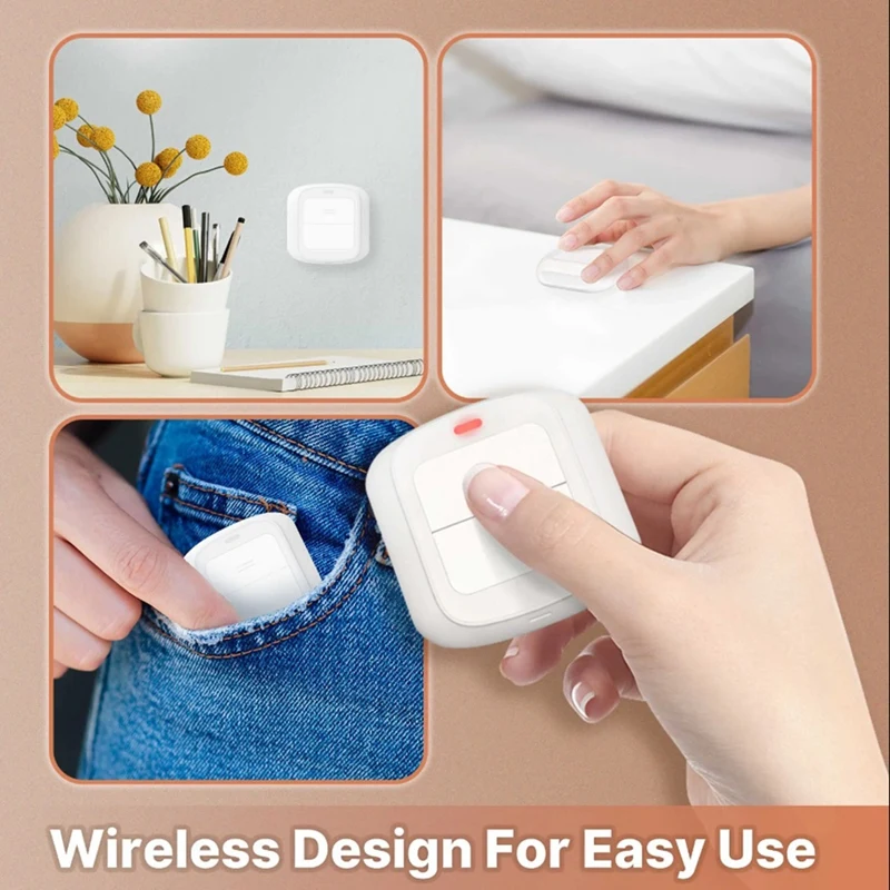 Tuya Wifi Button Scene Switch Wireless Smart Light Wall Switch Low Power Consumption No Wiring For One Tap To Run Easy Install