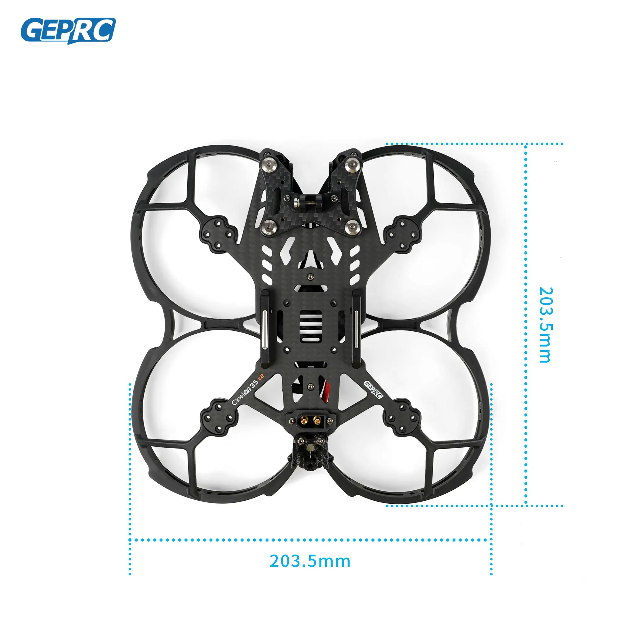 GEPRC GEP-CL35 V2 Frame Kits Suitable for CineLog35 V2 Drone Carbon Fiber Frame DIY RC FPV Quadcopter Drone Accessories Parts