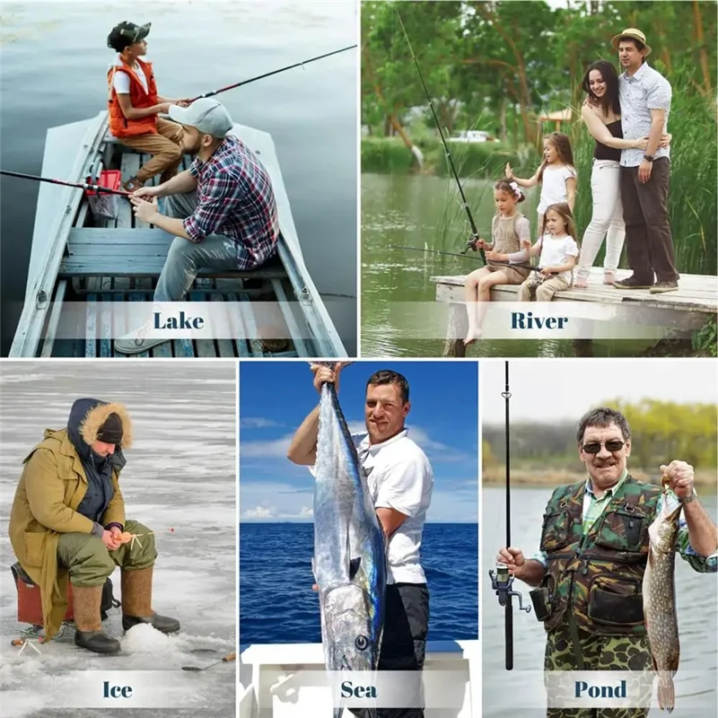 

ABMI-Adventcalendar Fishing Tackles Christmas Fishing Tackles Countdown Calendar Multifunctional Fishing Lures With Storage,
